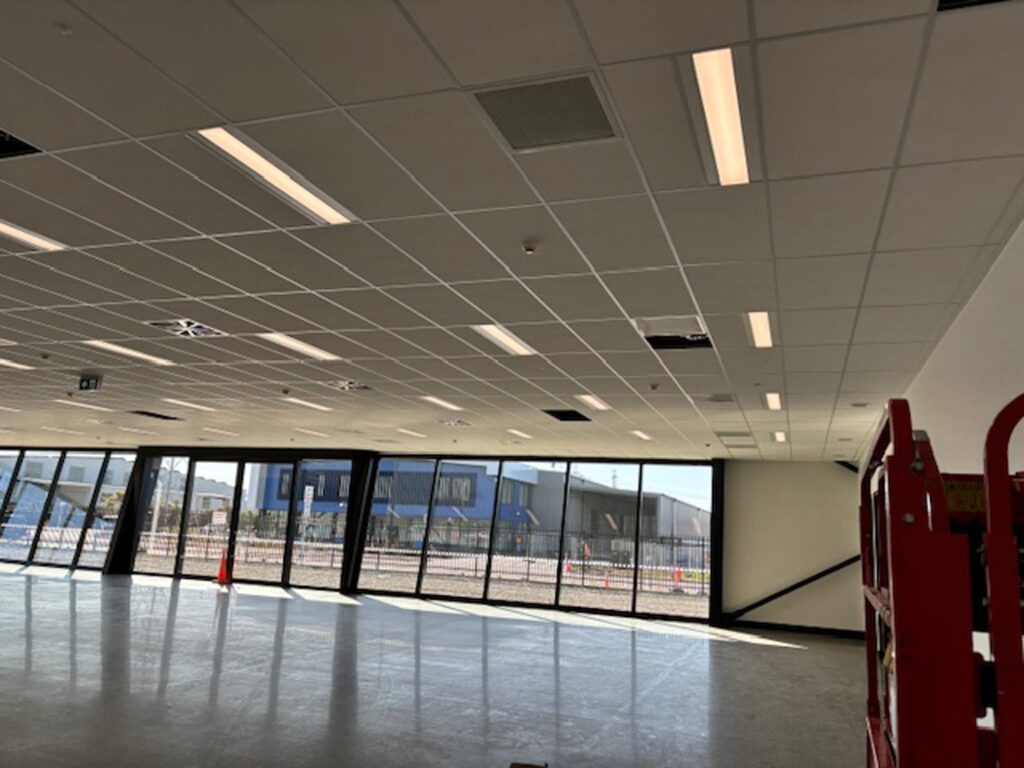 Commercial HVAC system installation by Beattie Air at Waterloo Business Park, Christchurch, providing eco-friendly heating and air conditioning solutions