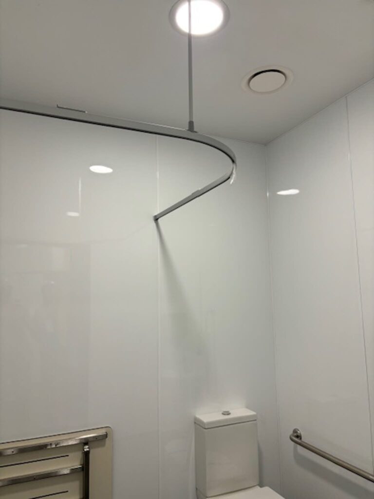 HRV ventilation system installed by Beattie Air in a commercial property restroom in Christchurch, Canterbury