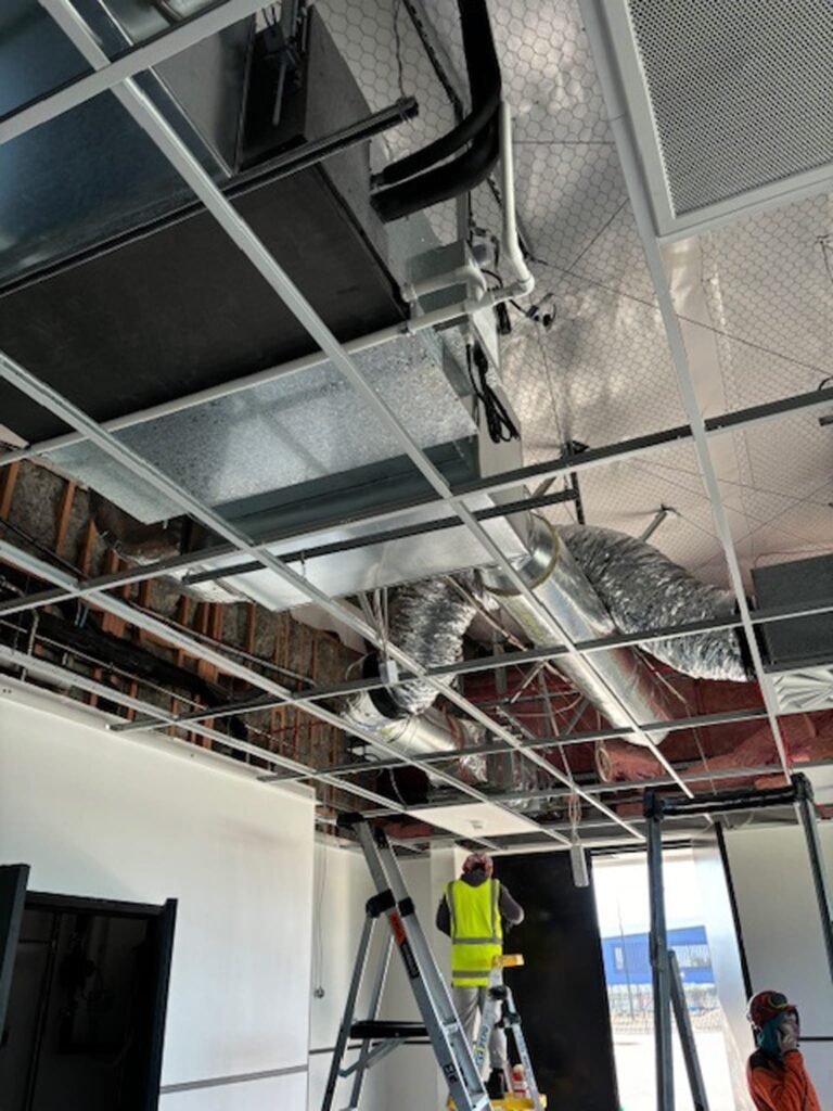 HRV ventilation system installed by Beattie Air conditioning in a commercial property in Canterbury